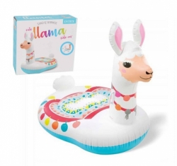 57564   SWIMMING FLOAT INTEX LLAMA WHITE RIDE ON baldiveshop 1  large